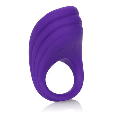 Silicone Rechargeable Passion Enhancer Penis Ring - Purple  - Club X