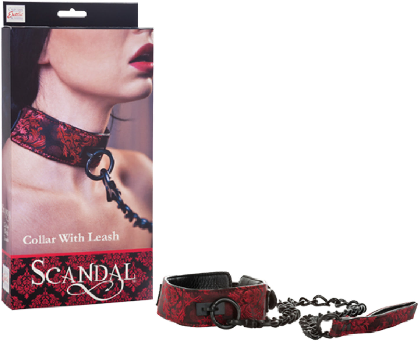 Scandal Collar With Leash Default Title - Club X