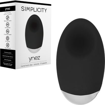 Simplicity Ynez Hand-Hold Vibe Massager (Black) Default Title - Club X