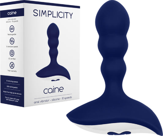 Simplicity CAINE Anal Vibrator  - Club X