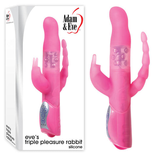Adam & Eve Eve'S Triple Pleasure Rabbit  - Club X