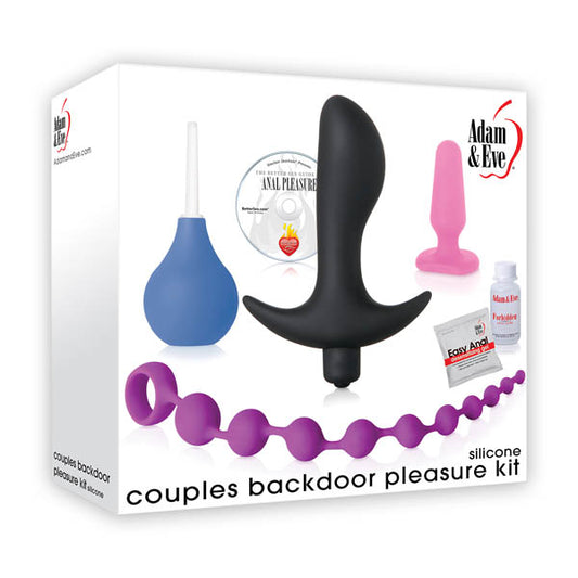 Adam & Eve Silicone Couples Backdoor Pleasure Kit  - Club X