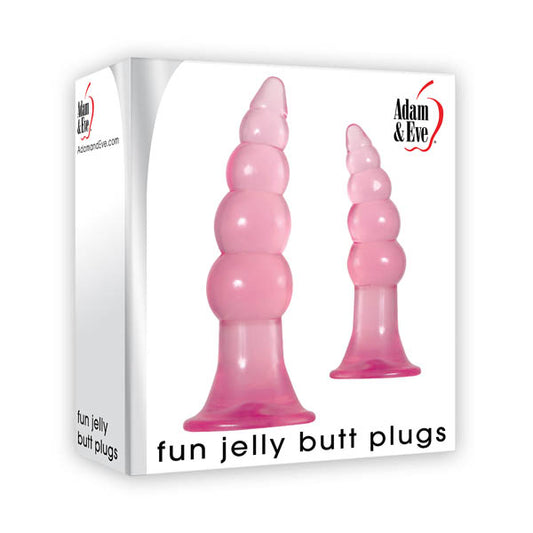 Adam & Eve Fun Jelly Butt Plugs  - Club X