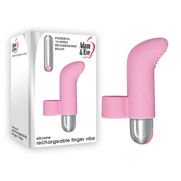 Adam & Eve Silicone Rechargeable Finger Vibe  - Club X