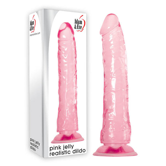 Adam & Eve Pink Jelly Realistic Dildo  - Club X