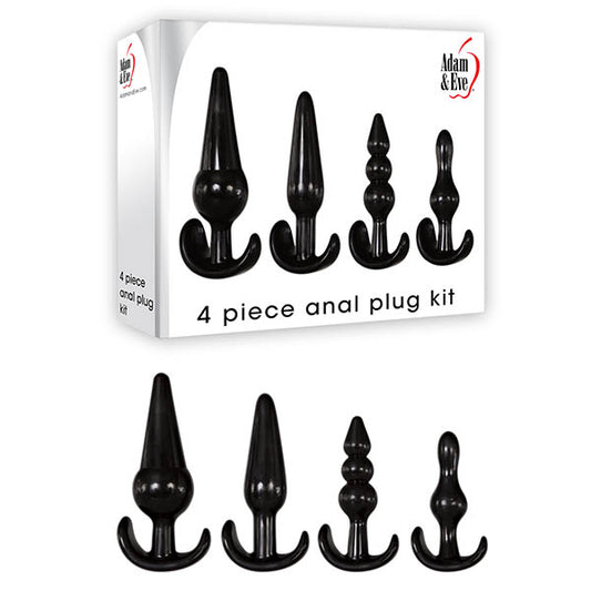 Adam & Eve 4 Piece Anal Plug Kit  - Club X