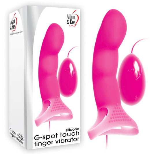 Adam & Eve Silicone G-Spot Touch Finger Vibrator  - Club X