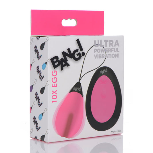 Bang!10X Vibrating Egg & Remote Default Title - Club X