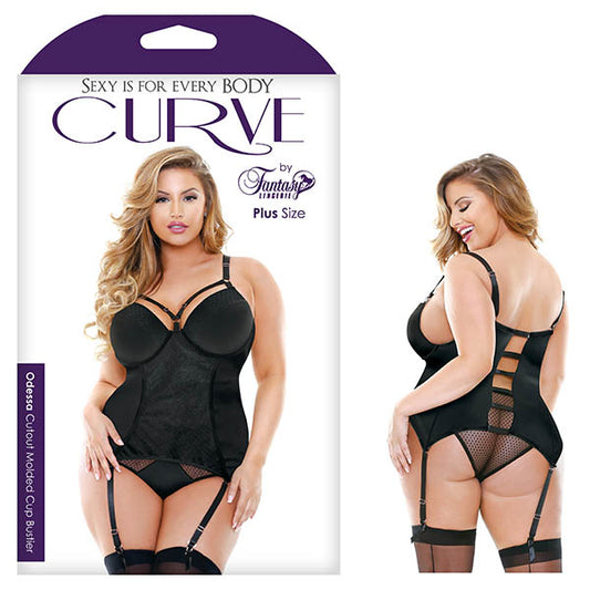 Curve Odessa Cutout Molded Cup Bustier  - Club X