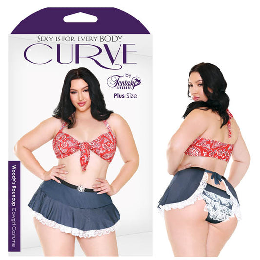 Curve Woody's Roundup Cowgirl Costume  - Club X