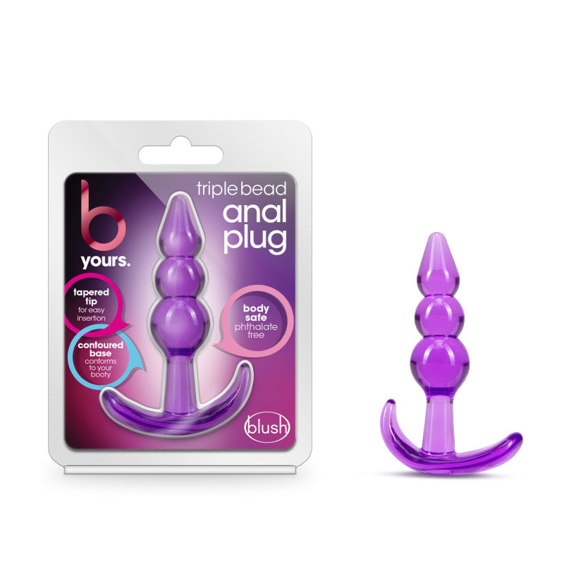 B Yours Triple Bead Anal Plug  - Club X