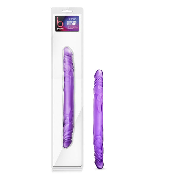 B Yours - 14'' Double Dildo  - Club X
