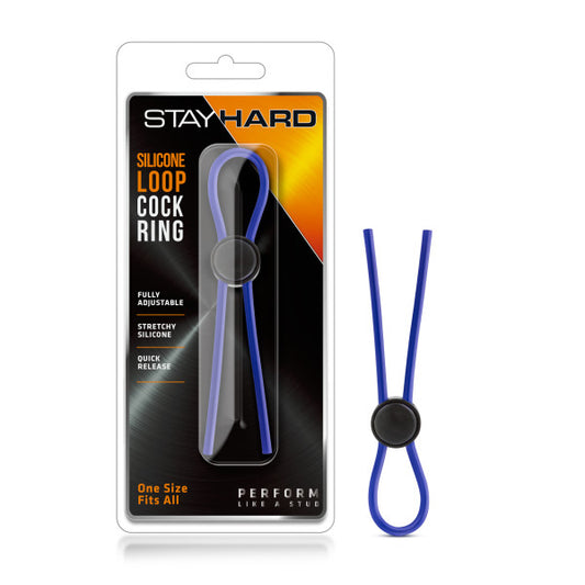 Stay Hard - Silicone Loop Cock Ring  - Club X