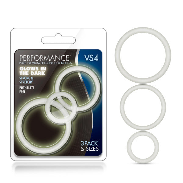 Performance VS4 Pure Premium Silicone Cockrings  - Club X