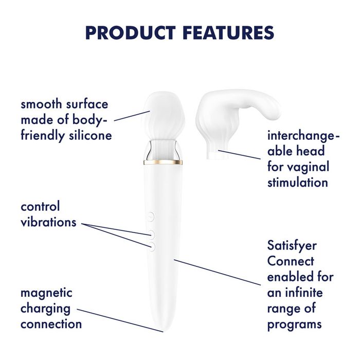 Satisfyer Double Wand-er  - Club X