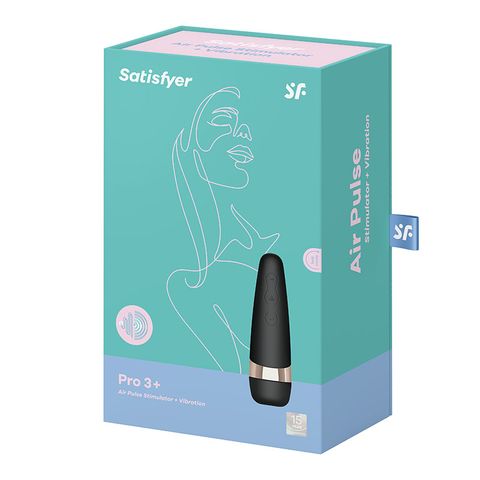 Satisfyer Pro 3+ Usb-Rechargeable Clitoral Stimulator With Vibration  - Club X