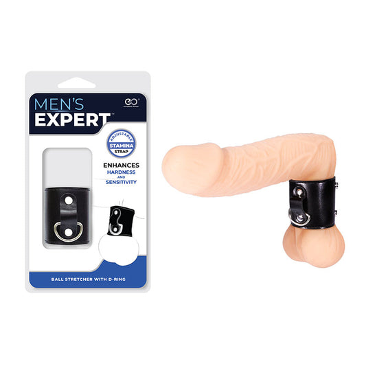 Mens Expert Ball Stretcher With D-Ring  - Club X