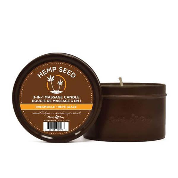 Hemp Seed 3-In-1 Massage Candle  - Club X