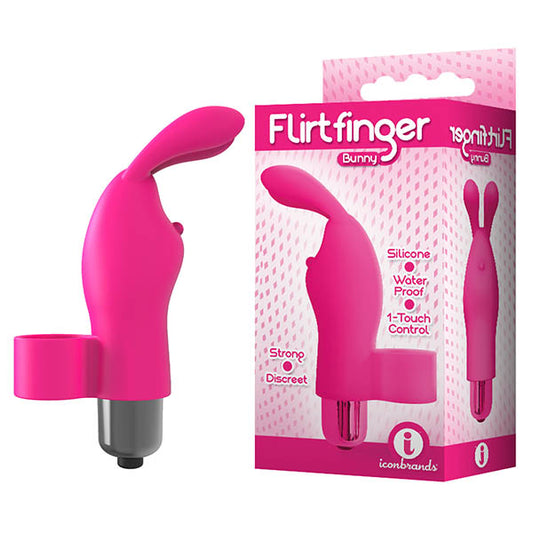 The 9'S Flirt Finger Bunny - Pink  - Club X