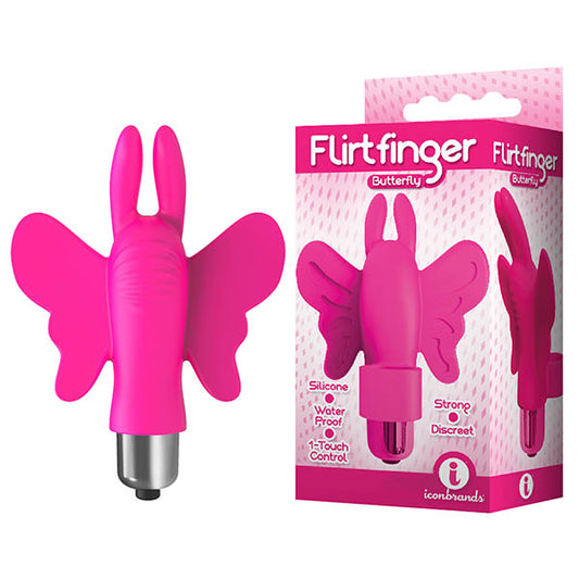 The 9's Flirt finger Butterfly - Pink  - Club X