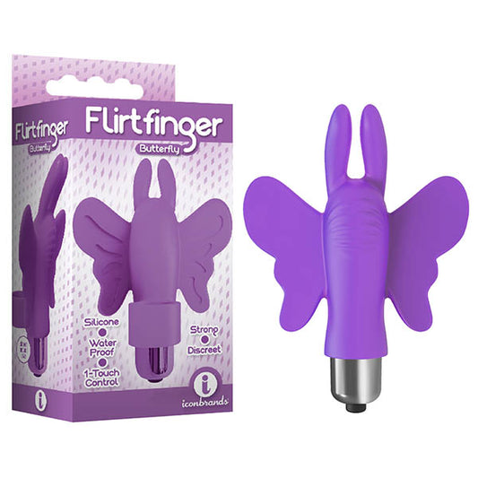 The 9's Flirt finger Butterfly - Purple  - Club X