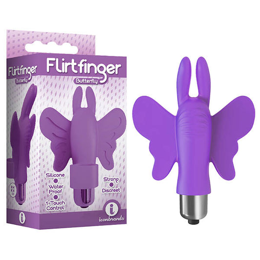 The 9'S Flirt Finger Butterfly - Purple  - Club X