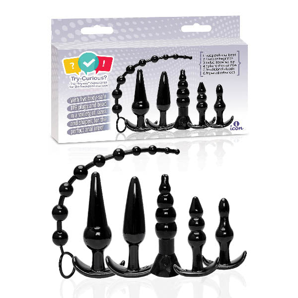 Try-Curious Anal Plug Kit  - Club X