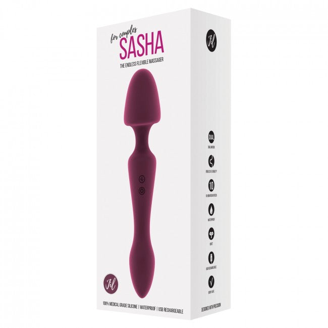 JIL Sasha Flexible Wand Vibrator  - Club X