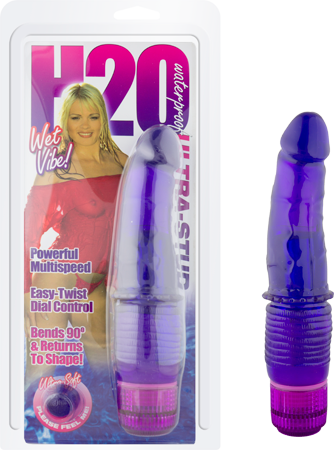 H2O Ultra Stud Vibrator Lavender - Club X