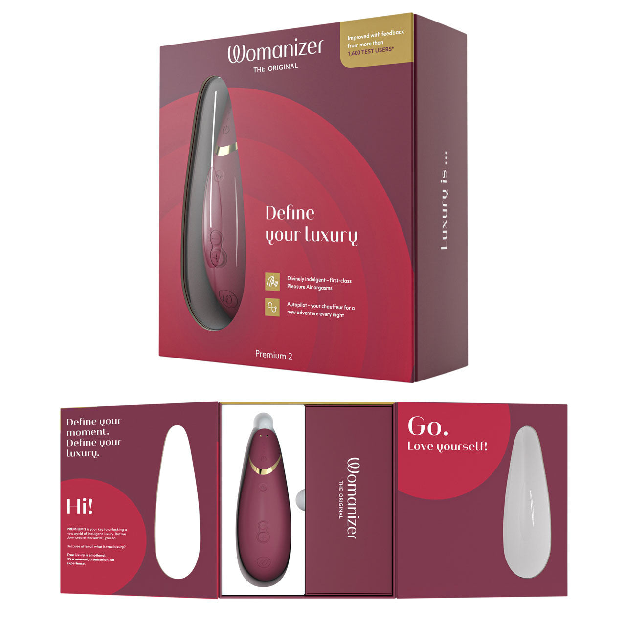 Womanizer 2 Premium Clitoral Stimulator  - Club X