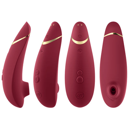 Womanizer 2 Premium Clitoral Stimulator Red/Gold - Club X