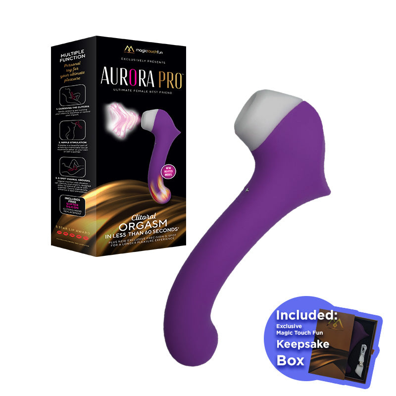 Magic Touch Fun Aurora Pro Vibrator Purple - Club X