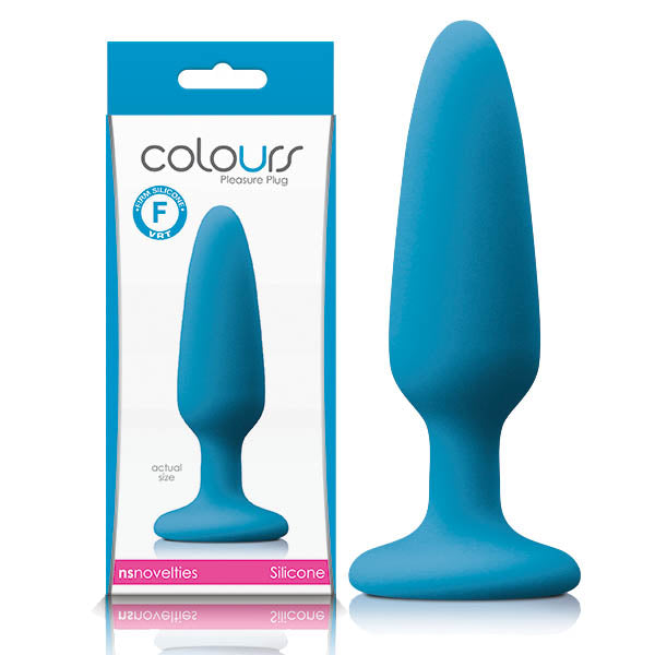 Colours Pleasures Small Butt Plug Blue - ClubX