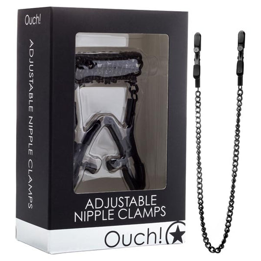 Ouch Adjustable Nipple Clamps  - Club X