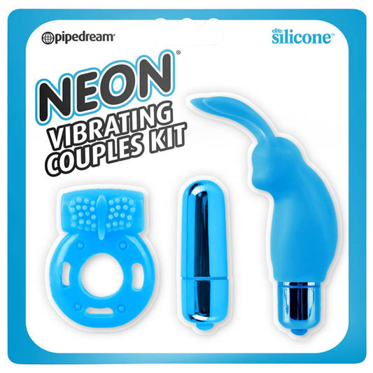 Neon Vibrating Couples Kit  - Club X