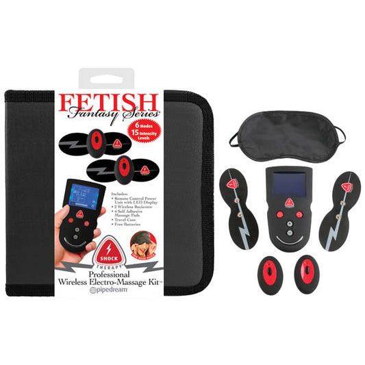 Fetish Fantasy Series Shock Therapy Professional Wireless Electro-Massage Kit  - Club X