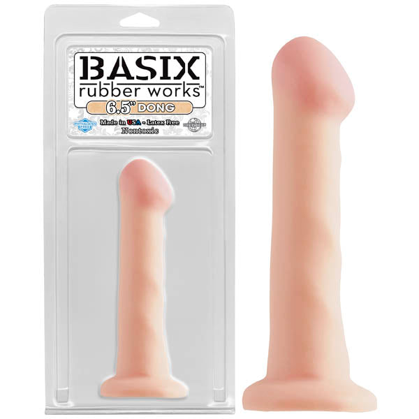 Basix Rubber Works 6.5'' Dong With Suction Cup  - Club X