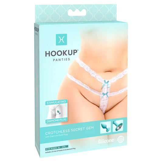 HOOKUP Crotchless Secret Gem Default Title - Club X