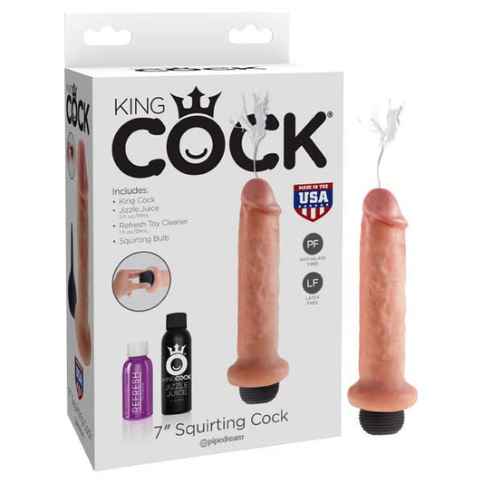 King Cock 7'' Squirting Cock  - Club X