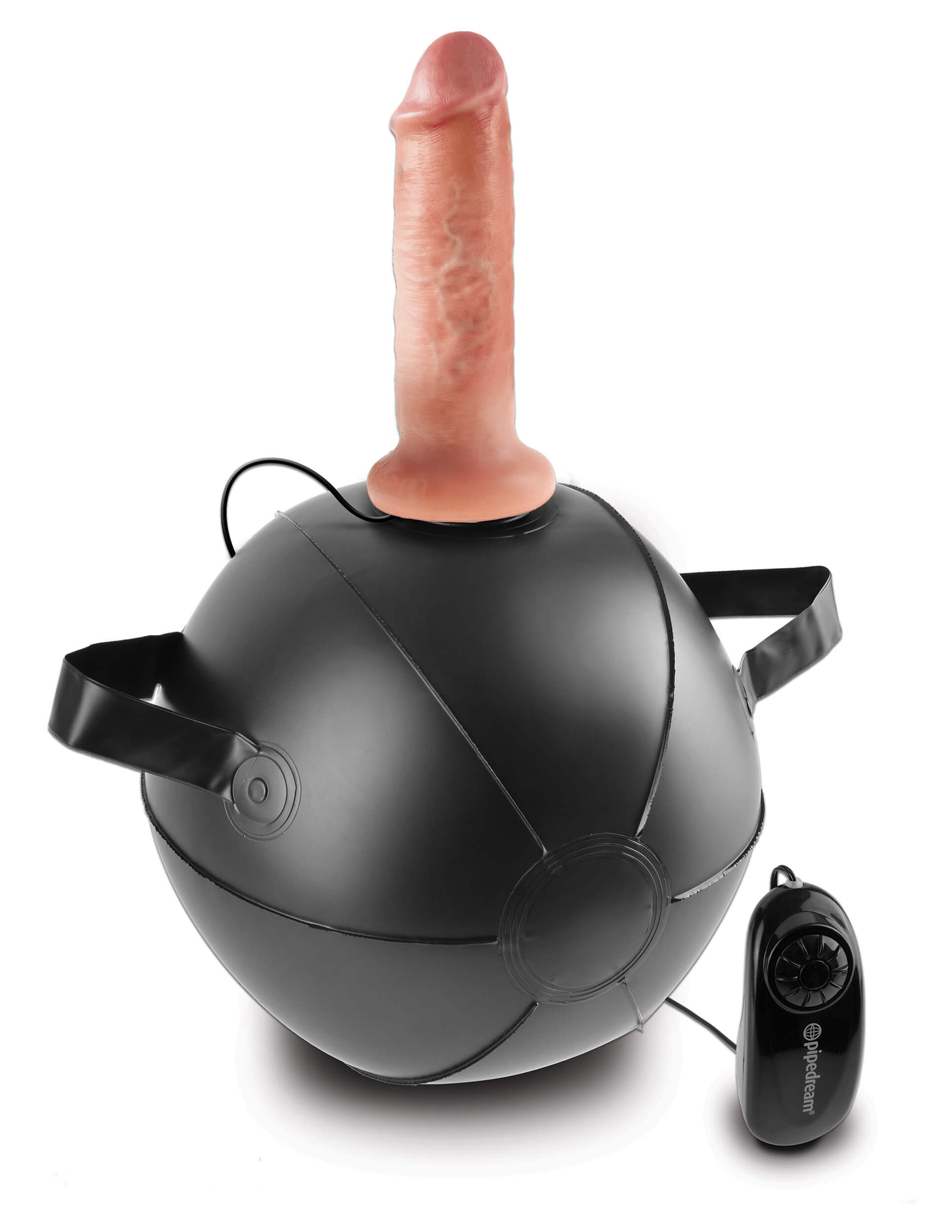 King Cock Vibrating Mini Sex Ball with 6" Dildo  - Club X