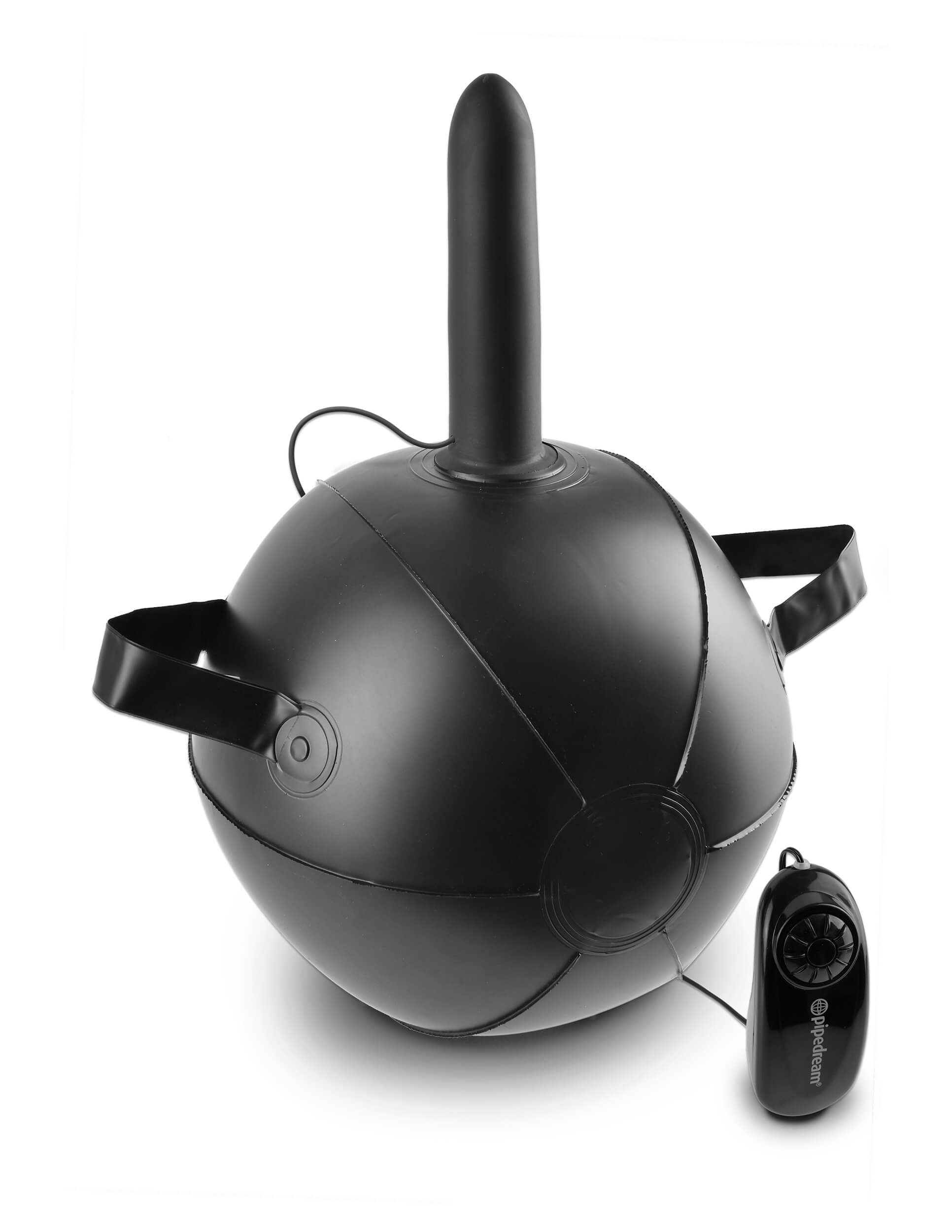 King Cock Vibrating Mini Sex Ball with 6" Dildo  - Club X