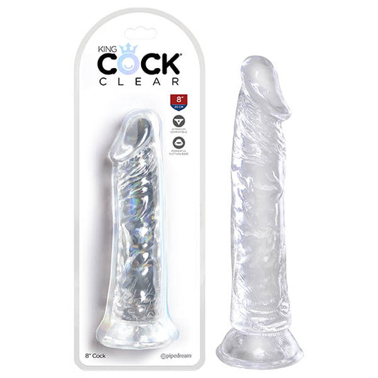 King Cock Clear 8'' Cock  - Club X