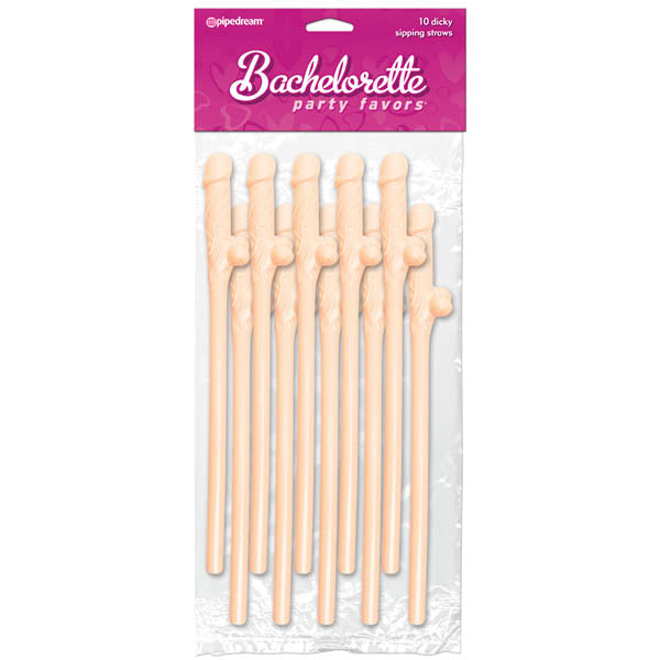 Bachelorette Party Favors - Dicky Sipping Straws  - Club X