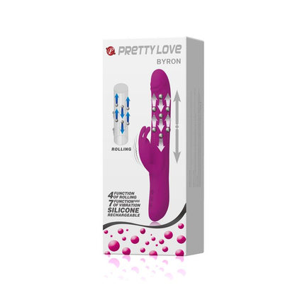 Pretty Love 'Byron' Rotating Rabbit Vibrator  - Club X