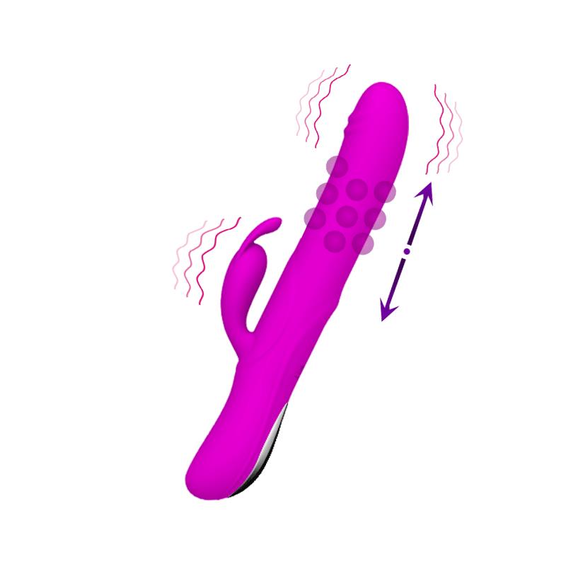 Pretty Love 'Byron' Rotating Rabbit Vibrator  - Club X