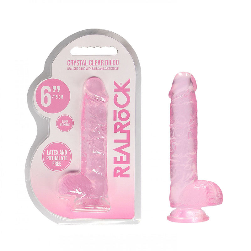 RealRock 6'' Realistic Dildo With Balls Default Title - Club X