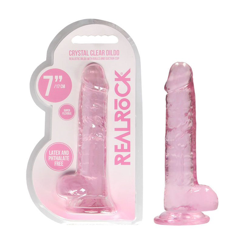 Realrock 7'' Realistic Dildo With Balls Default Title - Club X