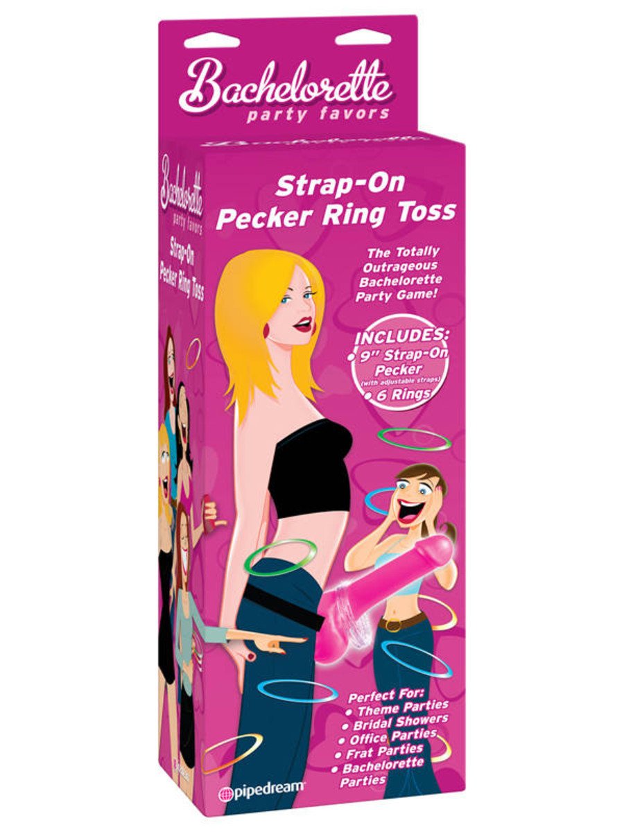 Bachelorette Strap/On Pecker Ring Toss  - Club X