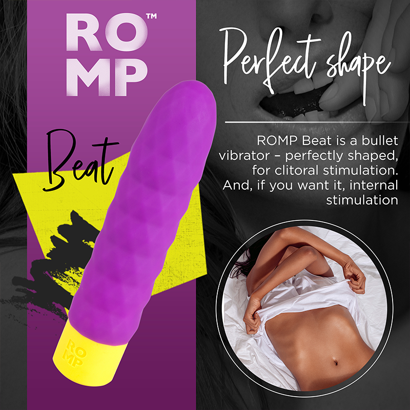 ROMP Beat Bullet Vibrator Mini Vibrating Clit Toy  - Club X