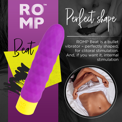 ROMP Beat Bullet Vibrator Mini Vibrating Clit Toy  - Club X